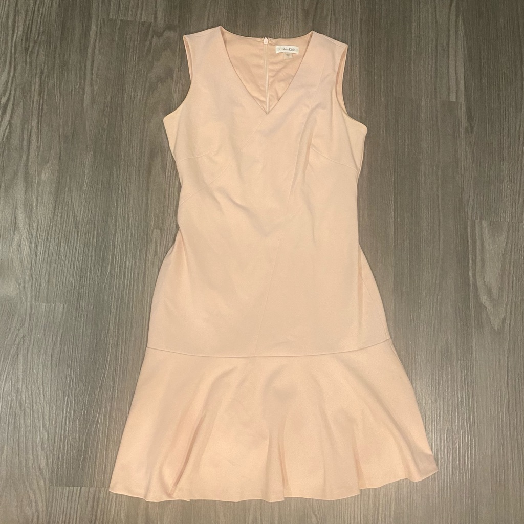 Calvin Klein Midi Classic Blush Dress